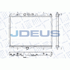 RA0210430 JDEUS Радіатор охолодження двигуна