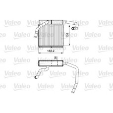 811552 VALEO Теплообмінник обігрів салону