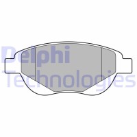 LP3638 DELPHI Комплект гальмівних колодок дисковий гальм