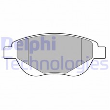 LP3638 DELPHI Комплект гальмівних колодок дисковий гальм