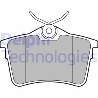 LP2147 DELPHI Комплект гальмівних колодок дисковий гальм