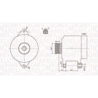 063731283010 MAGNETI MARELLI Генератор