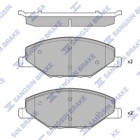 SP1595 Hi-Q Комплект гальмівних колодок дисковий гальм