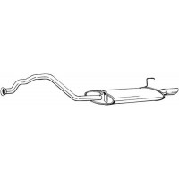 283-017 BOSAL Глушник вихлопних газів кінцевий