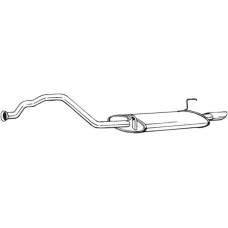 283-017 BOSAL Глушник вихлопних газів кінцевий