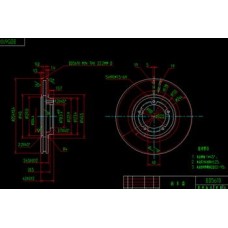 640021 WXQP Гальмівний диск