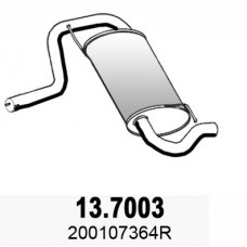13.7003 ASSO Глушник вихлопних газів кінцевий