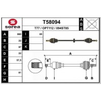 T58094 EAI Привідний вал
