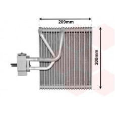 8100V045 VAN WEZEL Випарник кондиціонера