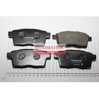 DBP4366 DYNAMATRIX Комплект гальмівних колодок дисковий гальм