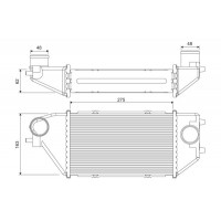 818381 VALEO Интеркулер