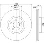 MDC2995C MINTEX Гальмівний диск