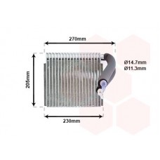 3000V051 VAN WEZEL Випарник кондиціонера