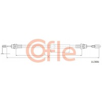11.5681 COFLE Тросик, cтояночный тормоз
