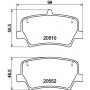 8DB 355 039-391 HELLA КомплеК т гальмівних колодок, дискове гальмо