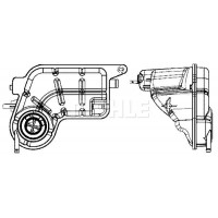 CRT 81 001S MAHLE Компенсаційний бак охолоджувальна рідина