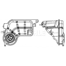 CRT 81 001S MAHLE Компенсаційний бак охолоджувальна рідина