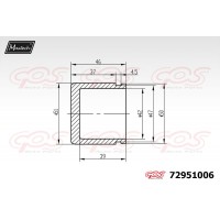 72951006 MAXTECH Поршень корпус скоби гальма