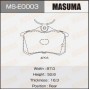 MSE0003 MASUMA Колодки гальмівні