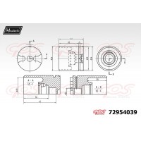 72954039 MAXTECH Поршень корпус скоби гальма