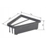 F 026 400 417 BOSCH Повітряний фільтр