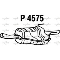 P4575 FENNO Глушник вихлопних газів кінцевий