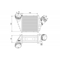 817555 VALEO Интеркулер