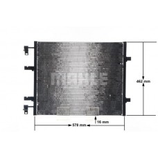AC 708 000S MAHLE Конденсатор кондиціонера
