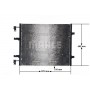 AC 708 000S MAHLE Конденсатор кондиціонера