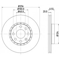 8DD 355 127-071 HELLA Гальмівний диск