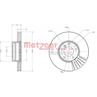 6110171 METZGER Гальмівний диск
