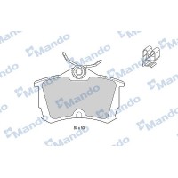 MBF015539 MANDO Комплект гальмівних колодок дисковий гальм