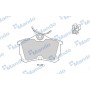 MBF015539 MANDO Комплект гальмівних колодок дисковий гальм