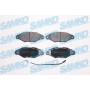 5SP1106 SAMKO Комплект гальмівних колодок дисковий гальм