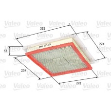 585174 VALEO Повітряний фільтр