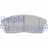 LP2034 DELPHI Комплект гальмівних колодок дисковий гальм