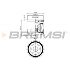FL0028 BREMSI Масляний фільтр