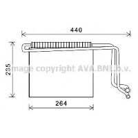 MSV563 AVA QUALITY COOLING Випарник кондиціонера