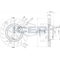 78BD3056-2 ICER Гальмівний диск