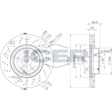 78BD3056-2 ICER Гальмівний диск