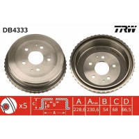DB4333 TRW Гальмівний барабан