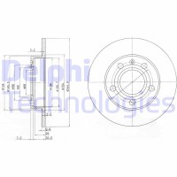 BG2753C DELPHI Гальмівний диск