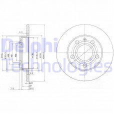 BG2753C DELPHI Гальмівний диск