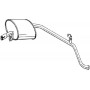 278-075 BOSAL Глушник вихлопних газів кінцевий