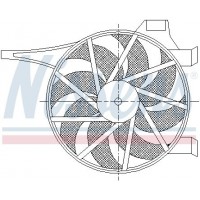 85596 NISSENS Вентилятор охолодження двигуна