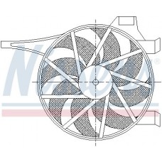 85596 NISSENS Вентилятор охолодження двигуна