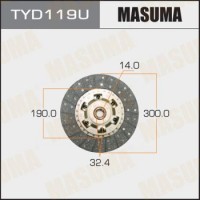 TYD119U MASUMA Диск зчеплення