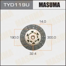 TYD119U MASUMA Диск зчеплення