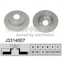 J3314007 NIPPARTS Гальмівний диск