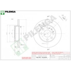 5063 PILENGA Гальмівний диск